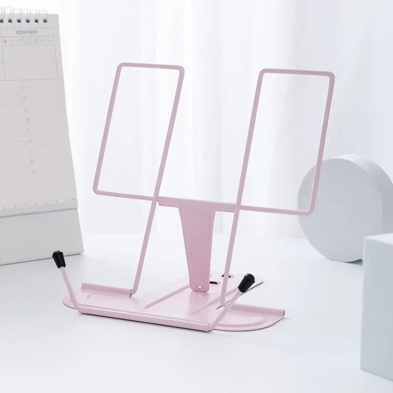 Simple metal reading stand, foldable reading stand, portable reading bookshelf, music stand