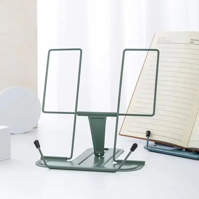 Simple metal reading stand, foldable reading stand, portable reading bookshelf, music stand