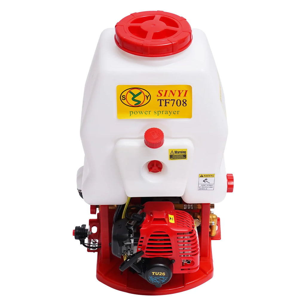 20L Backpack Sprayer 700w 25.4cc Portable Sprayer High-pressure Pump Knapsack Atomizer for Fields and Orchards