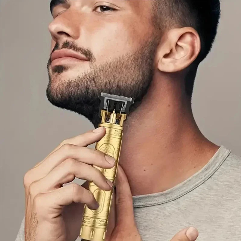 Professional Hair Cutting Machine Vintage T9 Hair Clipper Cutting Machine For Men Shaver Trimmer Rechargeable Carving Mark Razor