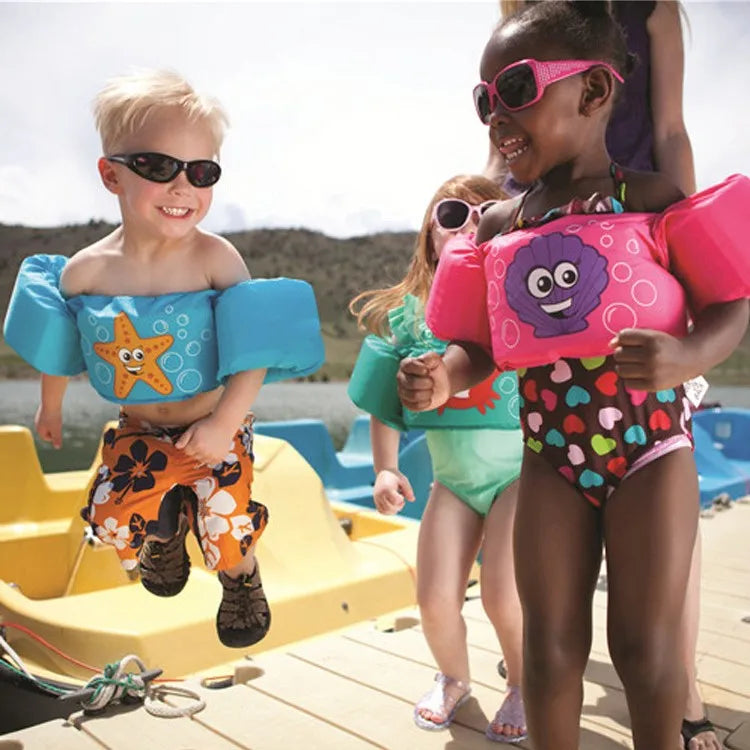 Baby Float Arm Sleeve Floating Ring Safe  Buoyancy Vest Kid Swimming Equipment Armbands Swim Foam Pool Toys Life Vest
