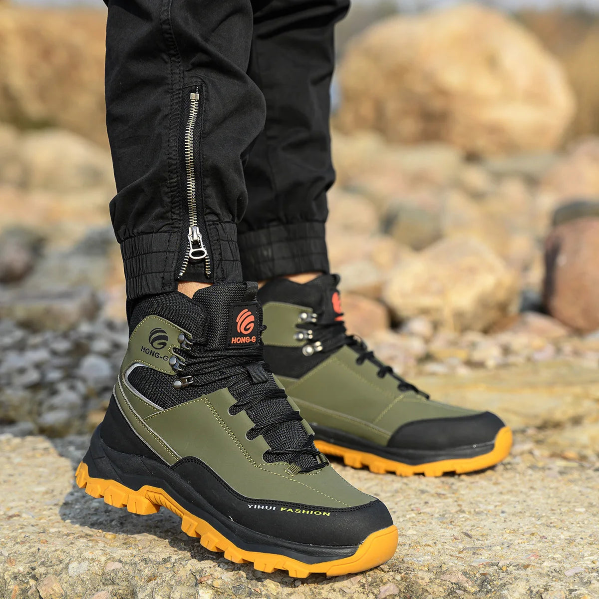 Botas de Trabajo Hombre | Transpirables | Punta de Acero | Antipinchazos | Moda y Protección