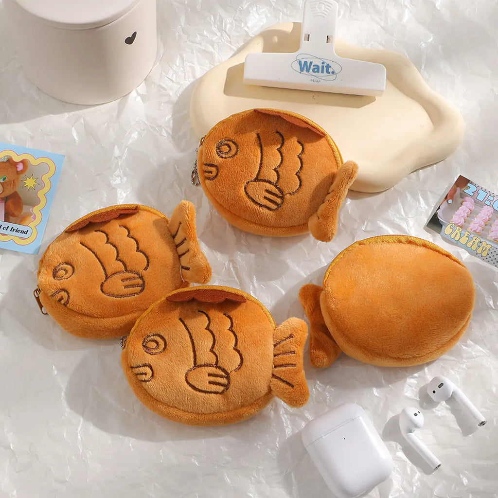 Monedero de Peluche Kawaii | Porta Monedas, Llaves y Auriculares | Regalo para Niños