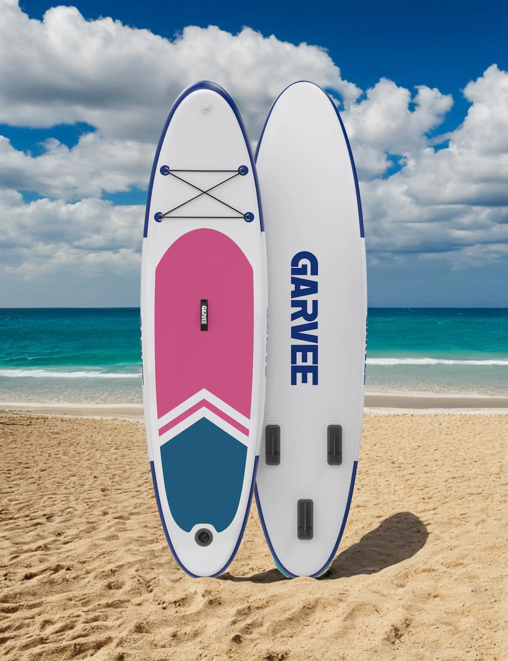 Inflatable Stand Up Paddle Board, 10.6/11ft Paddle Boards With Non-Slip EVA Deck, Carry Bag & Air Pump For Youth & Adults