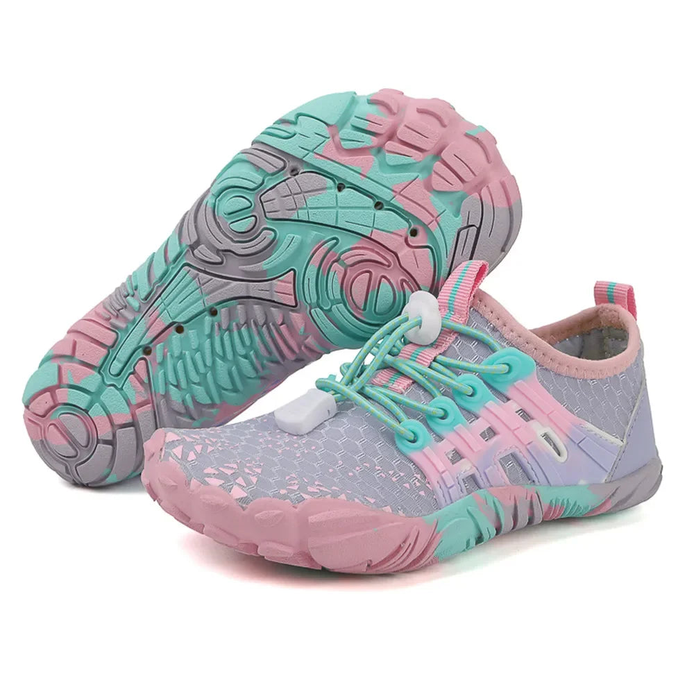 Water Shoes Kids Summer Beach Five Fingers Barefoot Swimming Aqua Shoes Colorful Seaside River Slippers Children Sneakers New