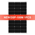 DOKIO 18V 100W-200W Rigid Solar Panel China Monocrystalline Silicon Waterproof Solar Panel #DSP-100M/DSP-100MX2 Camping/Home/RV