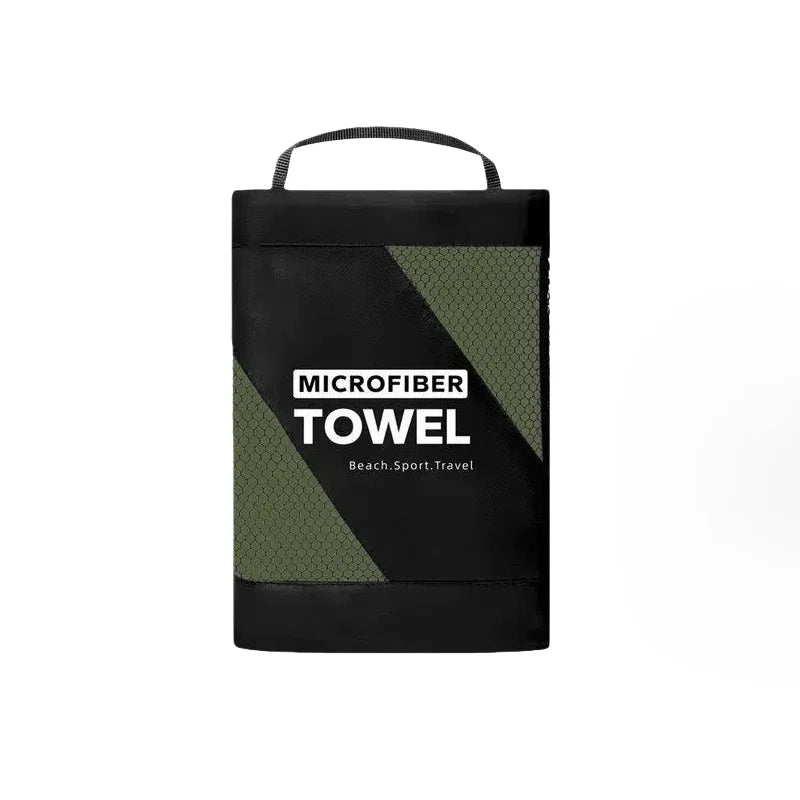 Toalla de Microfibra Premium 6 Tamaños con Bolsa - Playa, Gym, Yoga y Camping