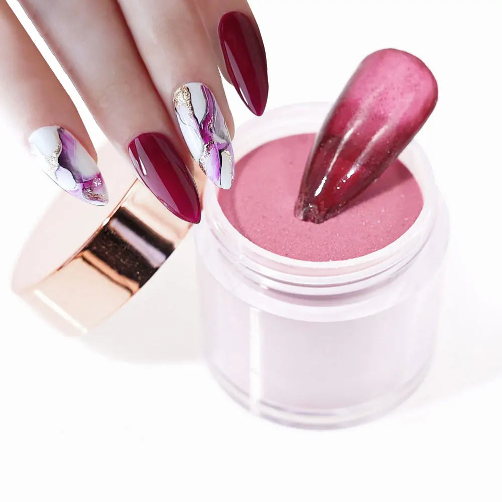 3Colors Acrylic Nail Powder Transparent/Pink/White Carving Crystal Polymer Powder Manicure Nail Polish Professional Accessories#