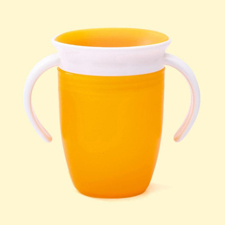 Vaso de Aprendizaje 360° con Doble Asa para Bebé | Tapa Flip | Antiderrame 🍼