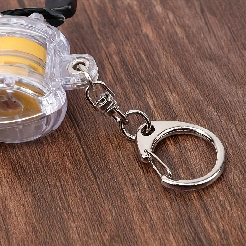Wire rope telescopic buckle drum wheel type quick hook multi-tail easy hook fishing gear accessories fishing supplies.