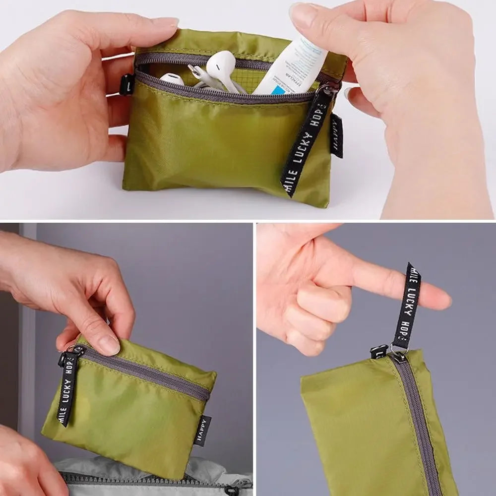 1Pcs Zipper Storage Tool Camping Hiking Outdoor Organizer Travel Cosmetic Bag Waterproof Swimming Makeup Bag Backpack Rain Cover