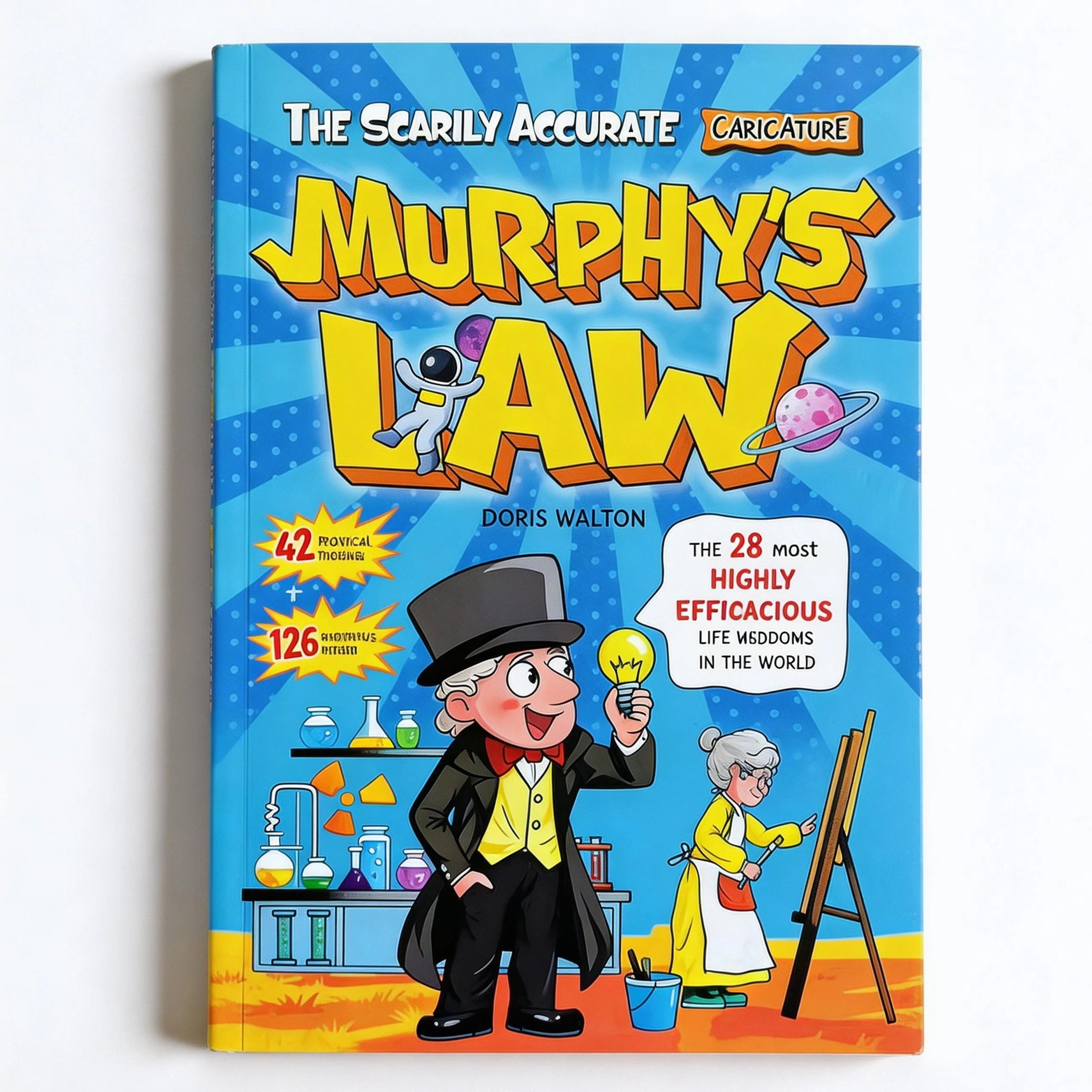 Murphy's Law Learning Book for Kids 8-12 with 128 Pages Paperback Illustrated Fun Educational Concepts 42 Ideas 126 Methods