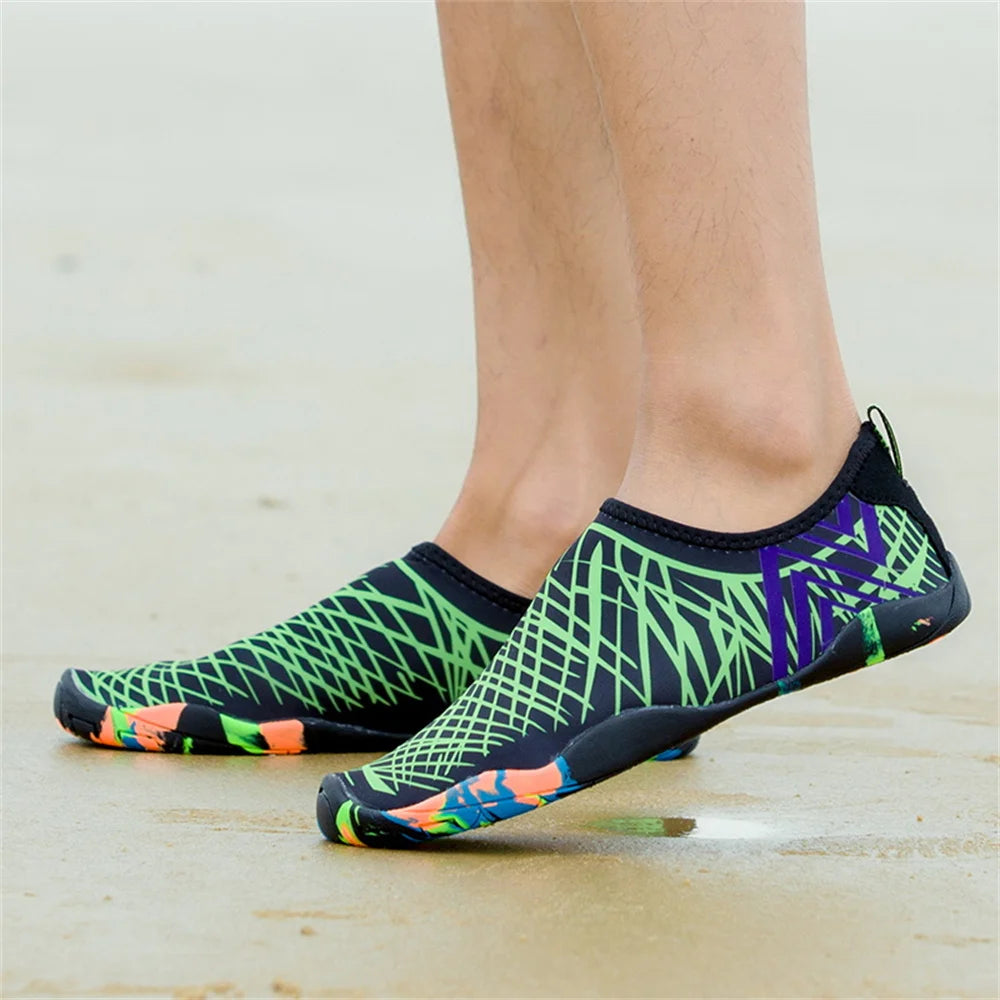 Quick-Drying Summer Water Shoes Unisex Seaside Beach Sock Barefoot Sneakers Men Swimming Upstream Sports Diving Aqua Shoes Women