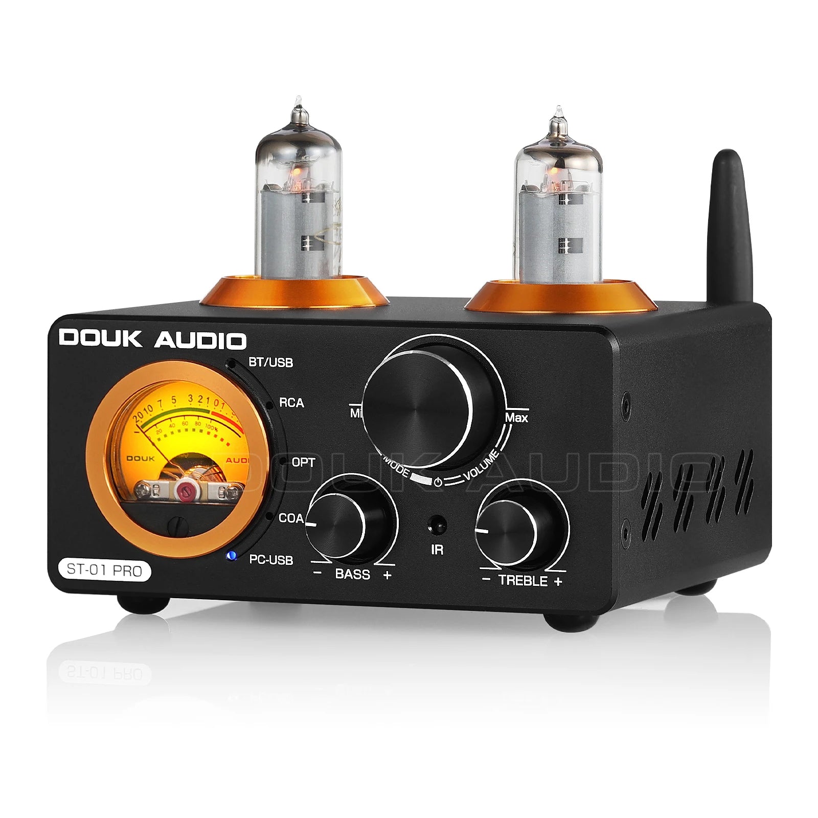Amplificador Nobsound HiFi Válvulas Bluetooth 5.0 | USB DAC | COAX/OPT | 100W+100W | Vú Metro | Hogar - Firu Total Sales