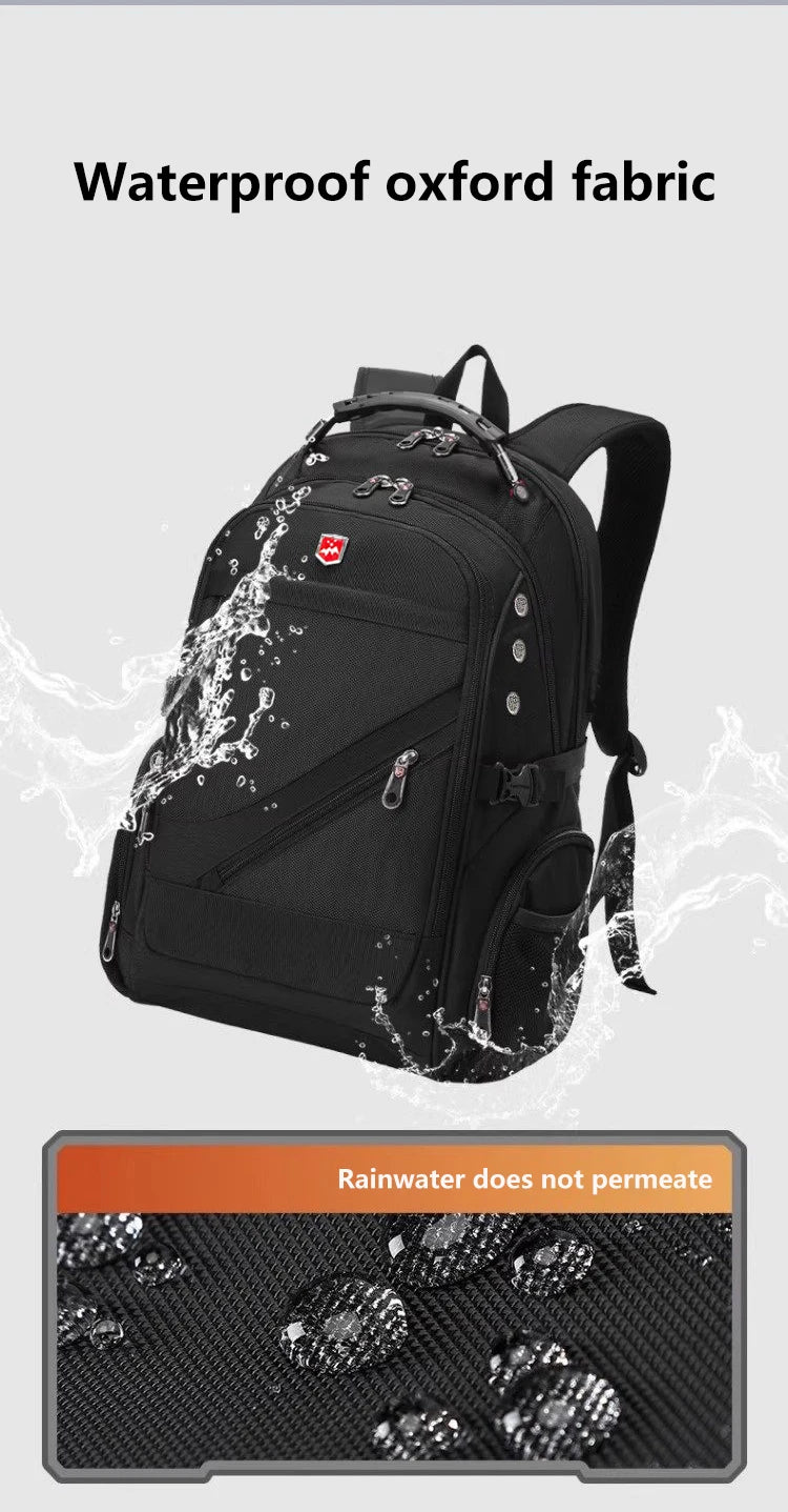 2026 Waterproof 17/20 Inch Laptop Backpack Men Airplane Travel Backpack Women Oxford Rucksack Male School Bag modern Mochila