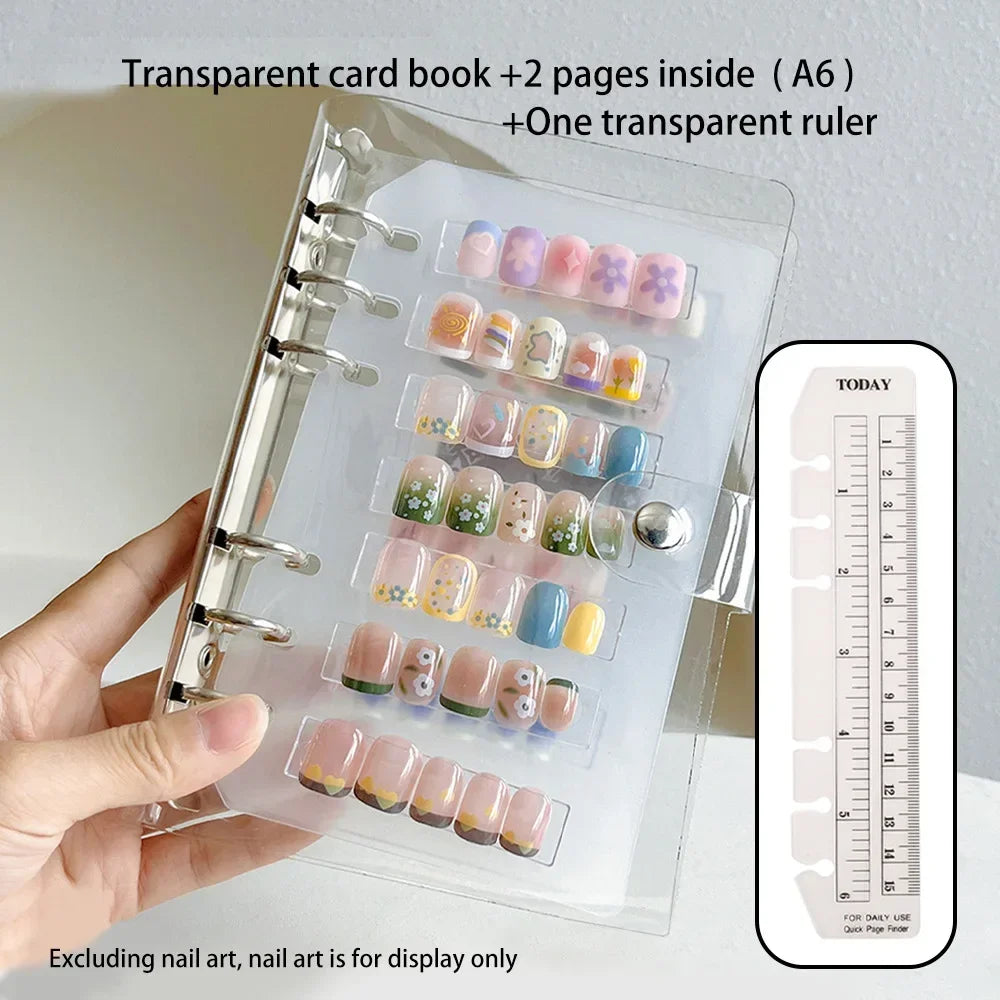 Álbum Organizador de Nail Art DIY | Exhibidor de Diseños | Herramienta de Almacenamiento 💅 - Firu Total Sales