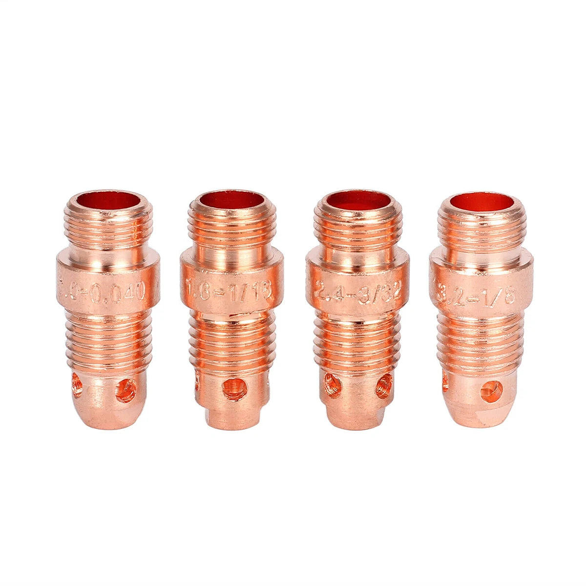 55pcs TIG Welding Torch Nozzle Ring Cover Gas Lens Glass Cup Kit TIG WP-17/18/26 High Temperature Durable Practical Accessories