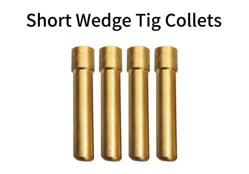 5PCS Wedge Tig Electrode Collet 1.0MM  1.6MM 2.4MM 3.2MM Length Argon Welding Consumable For WP17/18/26 Torch