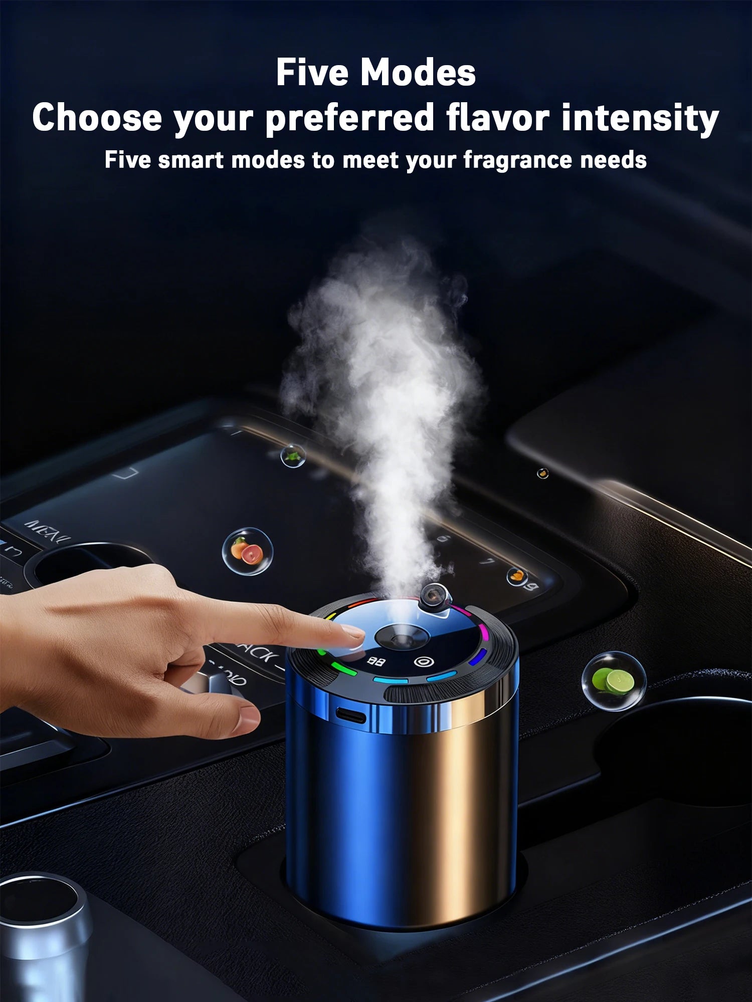 Car Diffuser Humidifier 5 Modes Car Humidifier Aromatherapy Diffusers Car Air Freshener For Car Home Office Bedroom