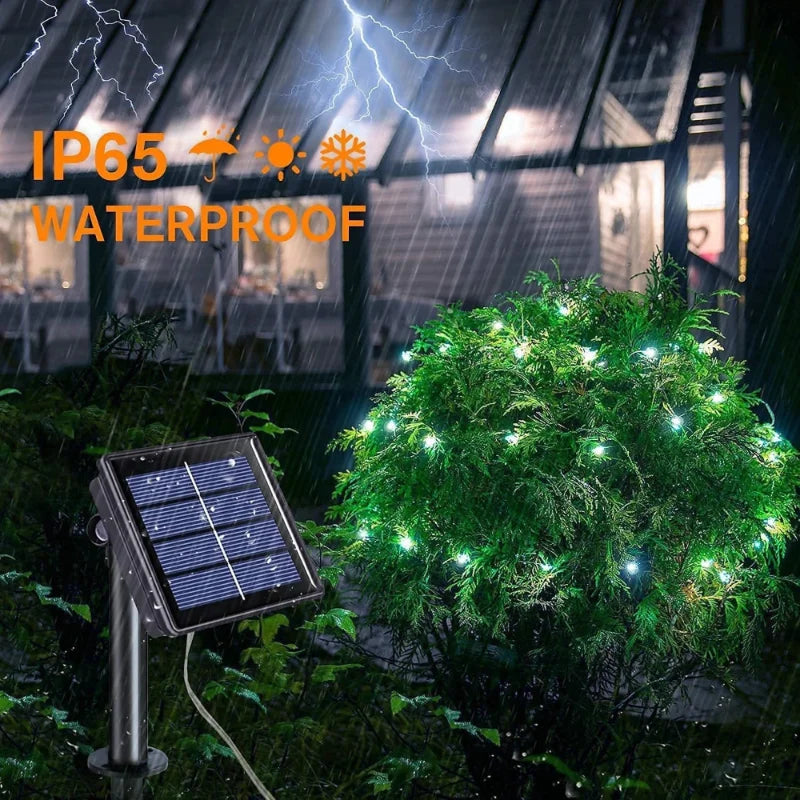 Luces Solares Hadas LED Exterior | 7m-32m | Navidad, Patio y Árboles | Impermeables - Firu Total Sales