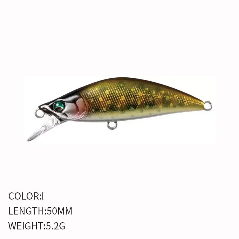 Minnow Hundimiento Diseño Japonés | 50mm 5.2g | Wobbling | Bass, Perca, Lucio y Trucha | Arroyo y Lago - Firu Total Sales