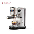 HiBREW H11 Cafetera Espresso 20 Bar | Inox | Semi Automática | ESE POD y Polvo | Cappuccino | Agua Caliente - Firu Total Sales