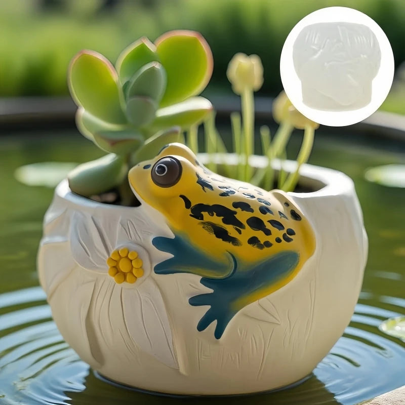 Molde de Silicona Mono Sonriente para Florero y Porta Pinceles | Resina y Yeso 🐒