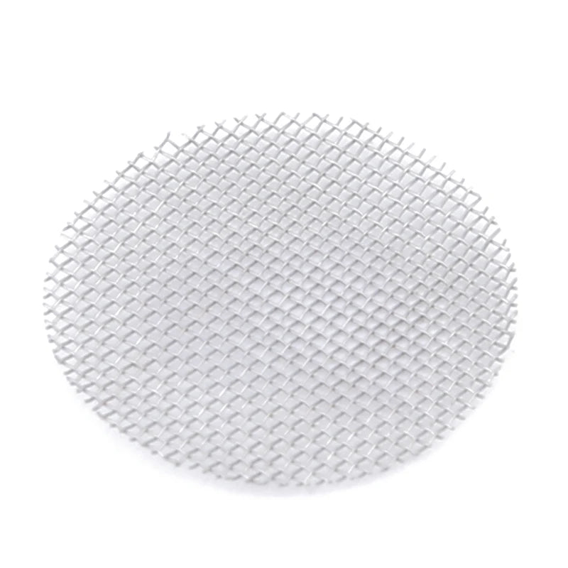 500pcs 16/20mm Stainless Steel Smoking Pipe Filter Silver Screens Hookah Water Pipes Gauze Mesh Net Tobacco Smoking Accessories