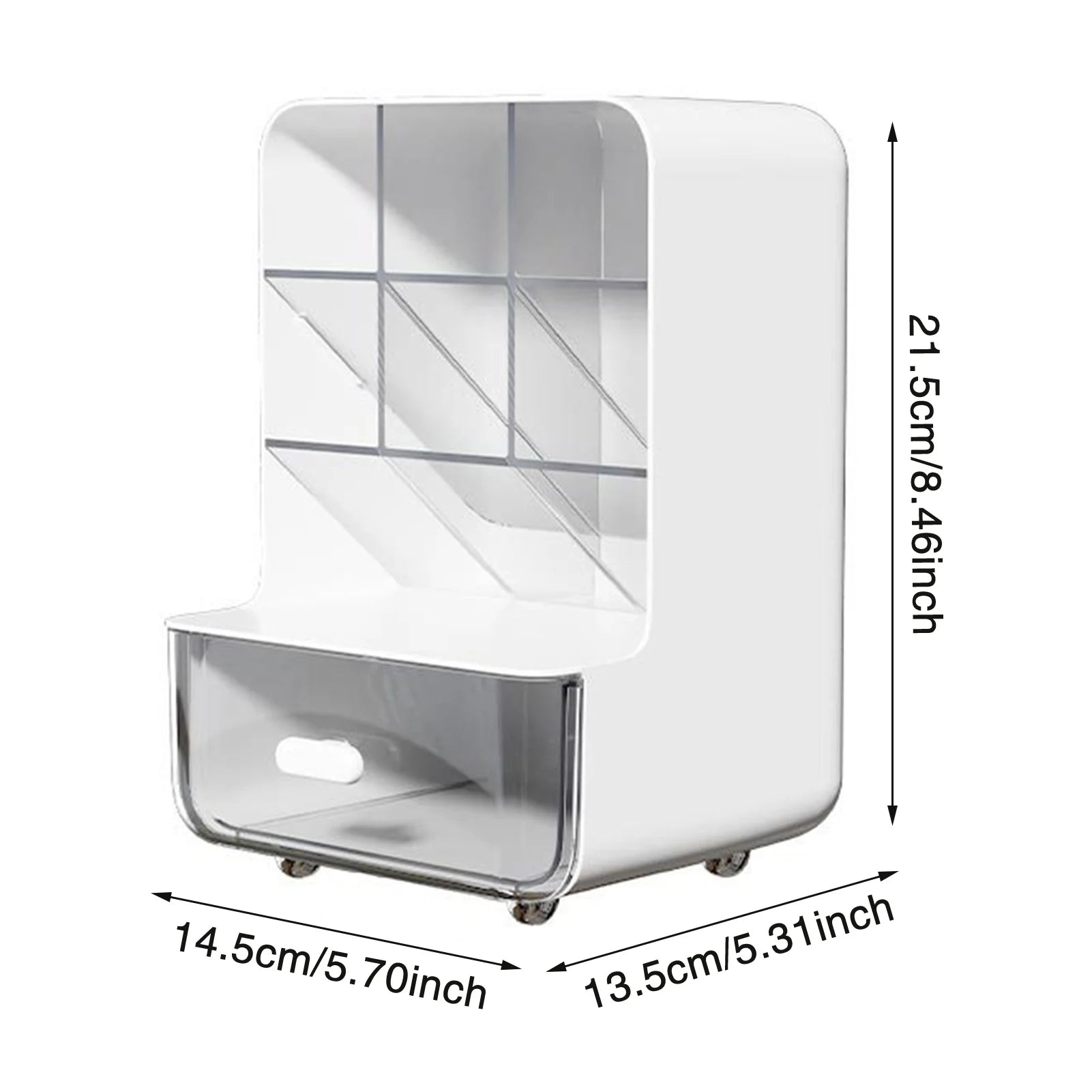 Students' Large-capacity Oblique Pen Holder Desk Stationery Storage Box School Office Desk Sundry Storage Rack Desk Storage Box