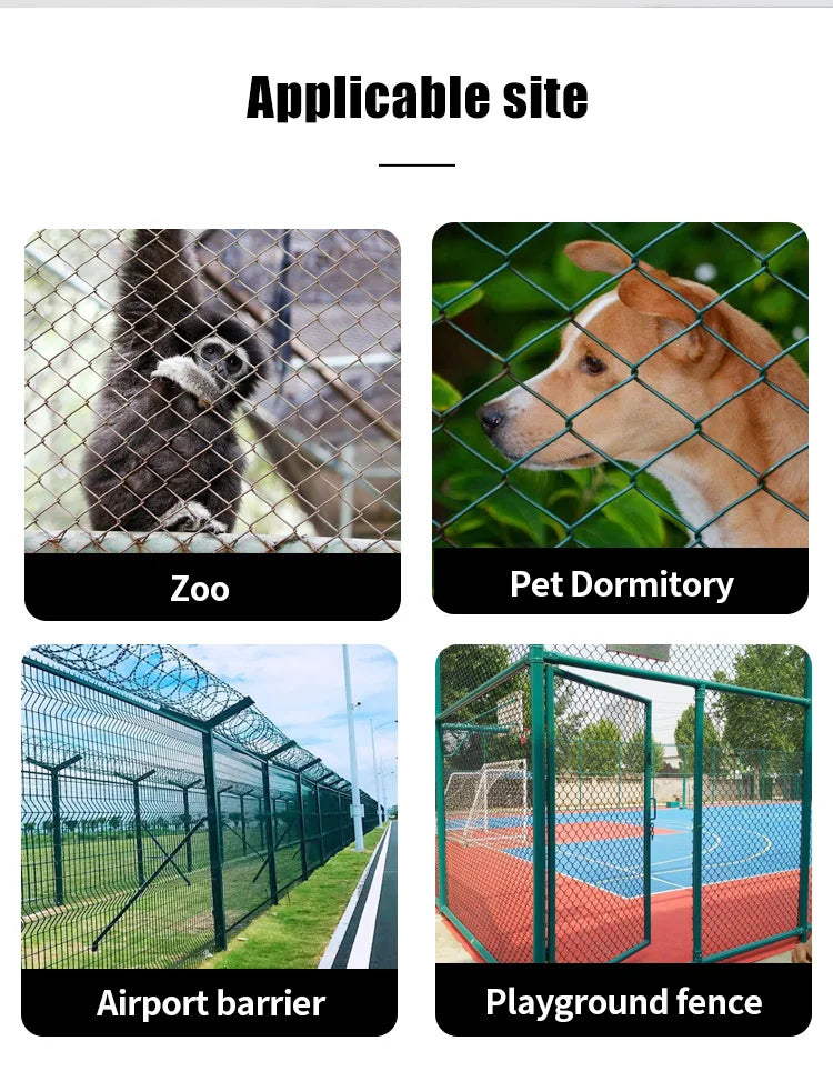 Corrosion-Resistant Chain Link Fence Weaving Machine  Full Automatic Double Chain Link Fence Machine Wire Mesh Knitting Machine