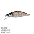 Minnow Hundimiento Diseño Japonés | 50mm 5.2g | Wobbling | Bass, Perca, Lucio y Trucha | Arroyo y Lago - Firu Total Sales