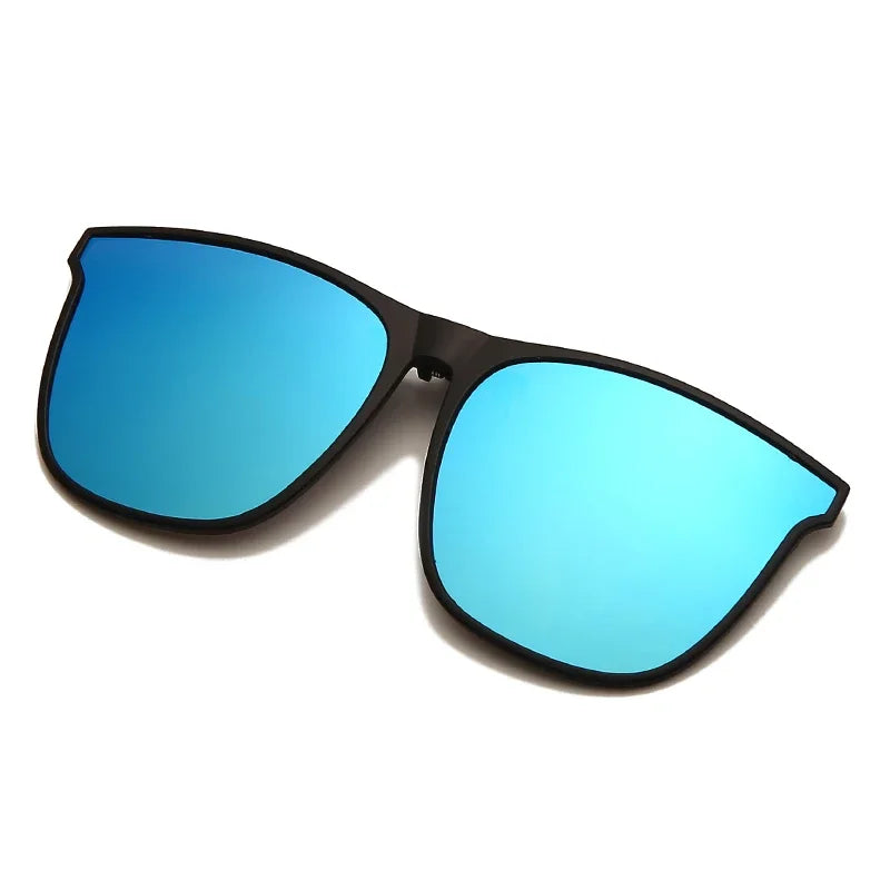 Polarized Clip On Sunglasses Men Photochromic Car Driver Goggles Night Vision Glasses Anti Glare Vintage Square Glasses Oculos