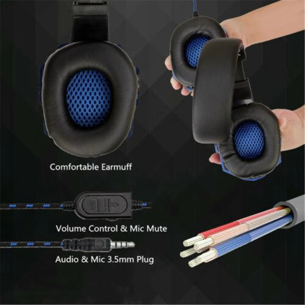 Auriculares Gaming con Cable Virwir | Mic 120° Cancelación de Ruido | PS4/PS5/Xbox/PC/Laptop - Firu Total Sales