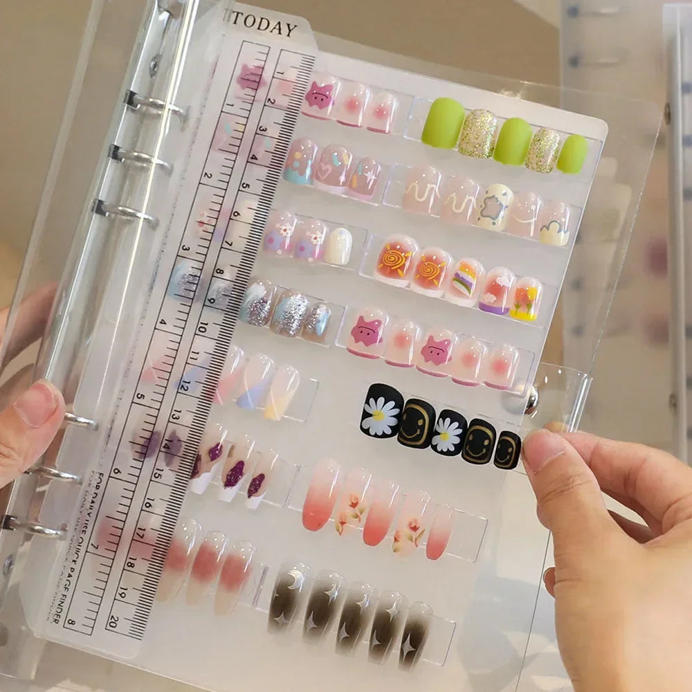 Álbum Organizador de Nail Art DIY | Exhibidor de Diseños | Herramienta de Almacenamiento 💅 - Firu Total Sales
