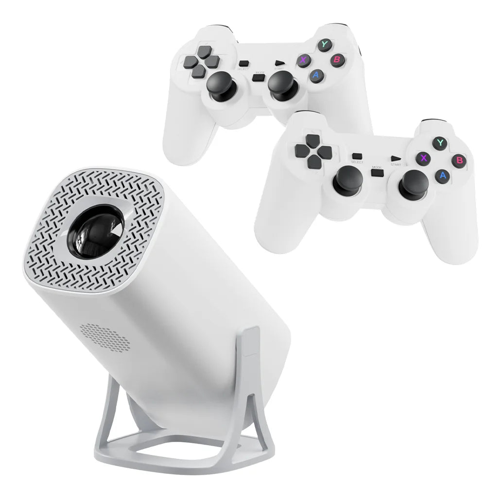 Proyector Gaming S40MAX HONGTOP | Android 11 | 64GB | WiFi Dual | Control Inalámbrico | 3000 Juegos - Firu Total Sales