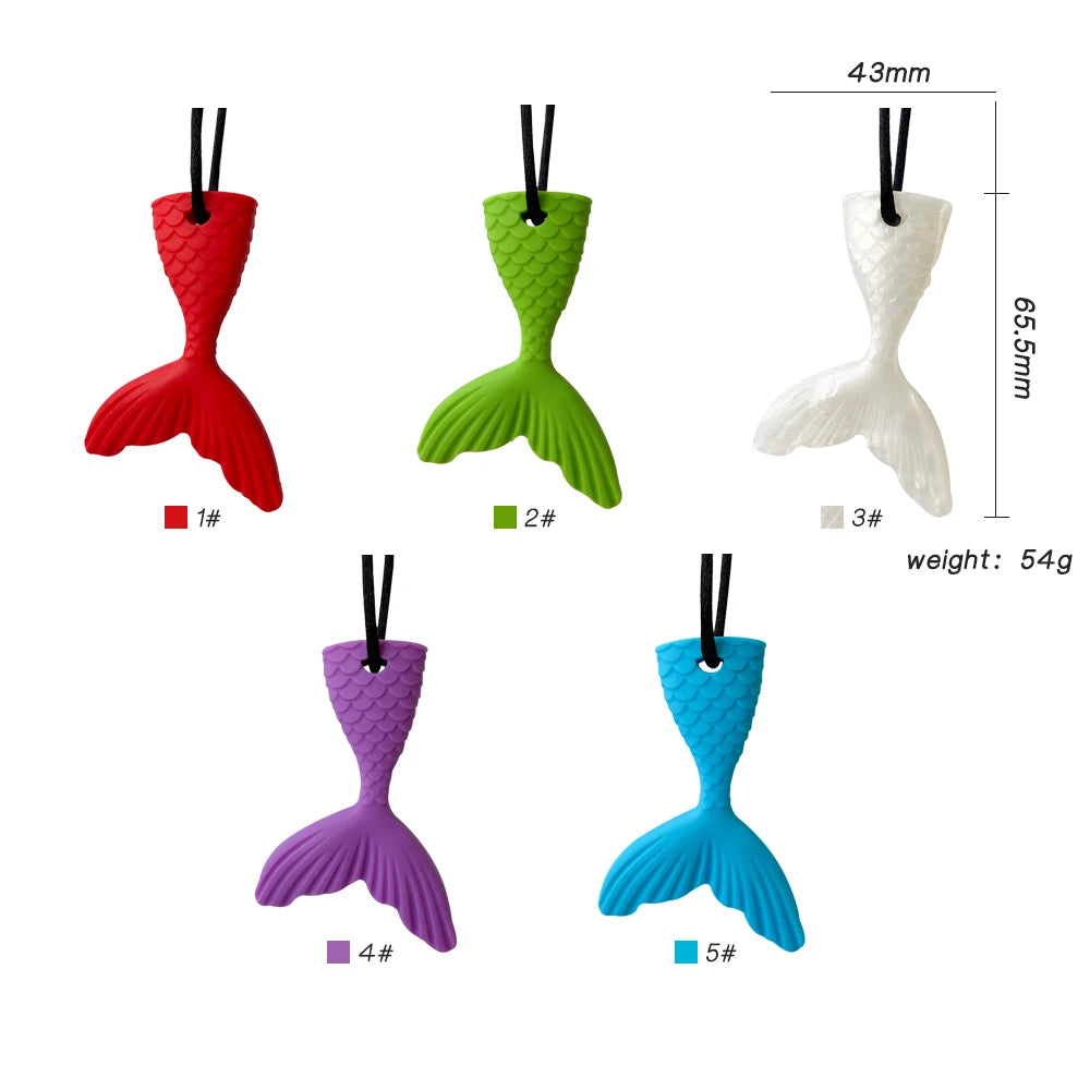 Baby Silicone Chew Teether Necklace — Sensory Therapy | Autism & ADHD