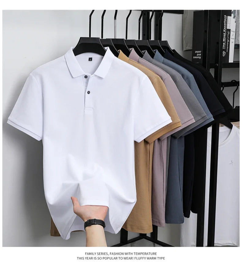 Polo 100% Algodón para Hombre | 19 Colores | Golf y Deporte | Acabado Sedoso 👔