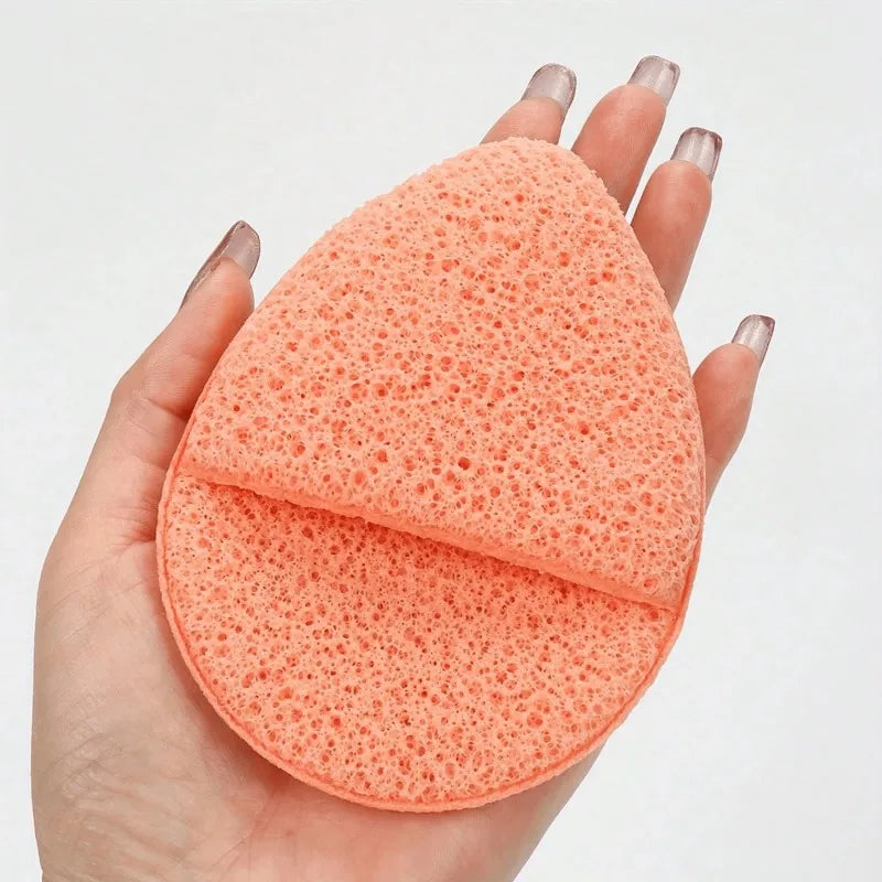 6-Piece Deep Cleansing Exfoliating Facial Sponge, Random Color and Shape, Reusable