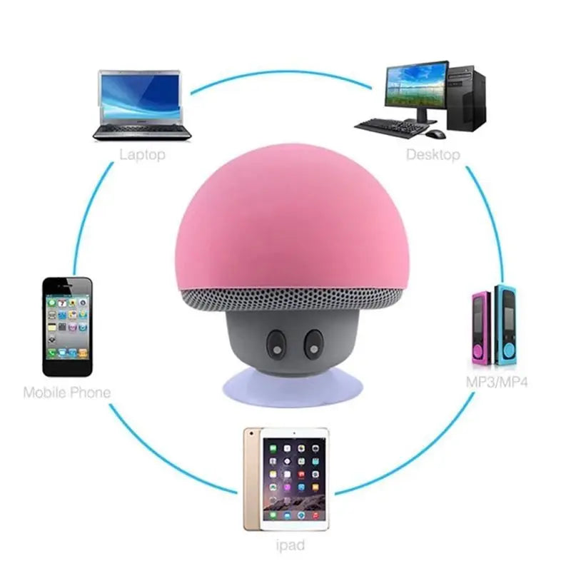 High Quality Wireless Bluetooth Speaker 30ft Wireless Range  Subwoofer With Suction CupSuitable for Cycling Picnic Outdoor - Firu Total Sales