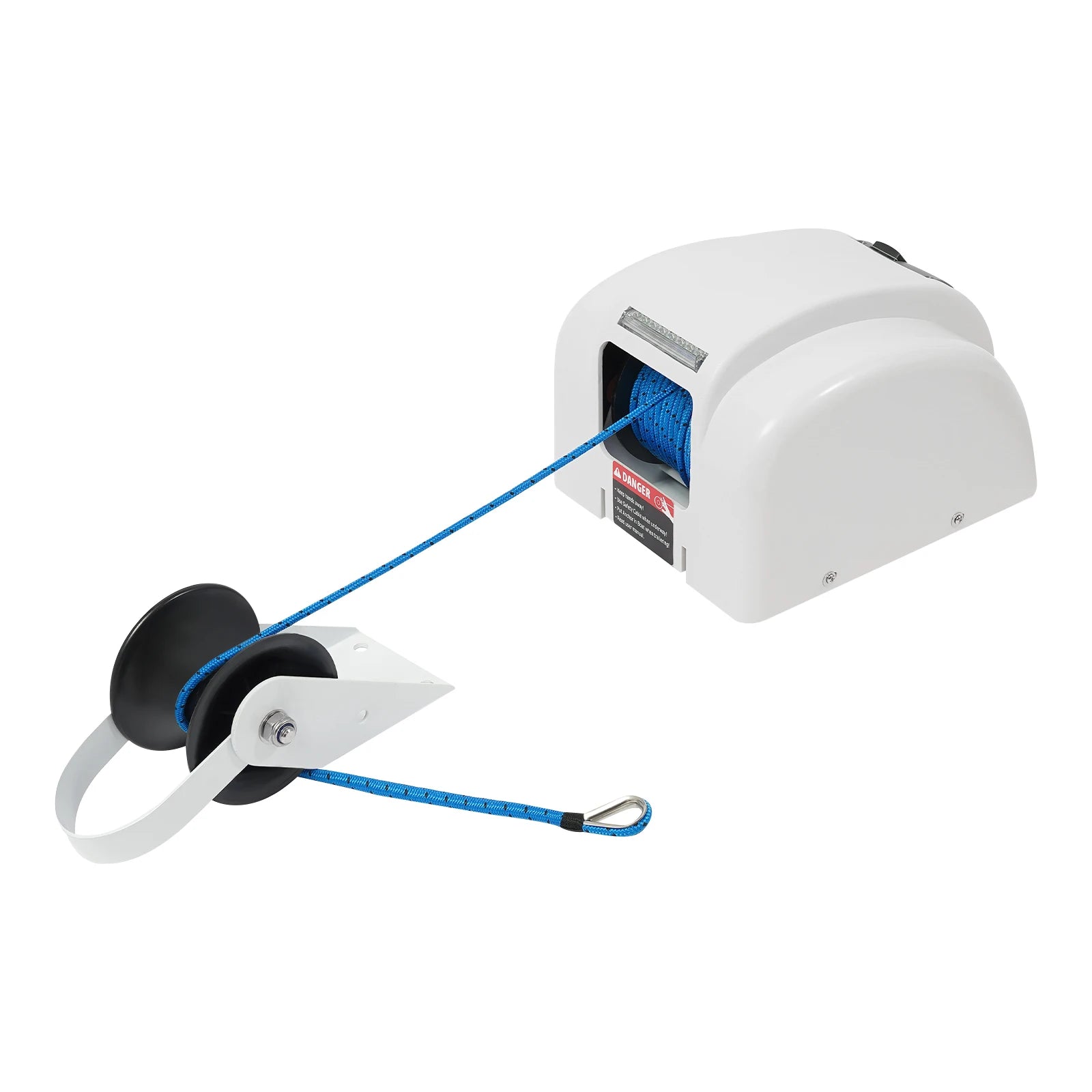 45LBS/25LBS Boat Electric Anchor Winch 12V Marine Saltwater Boat Windlass Kit w/ Remote Control & Bracket for Anchoring Dropping