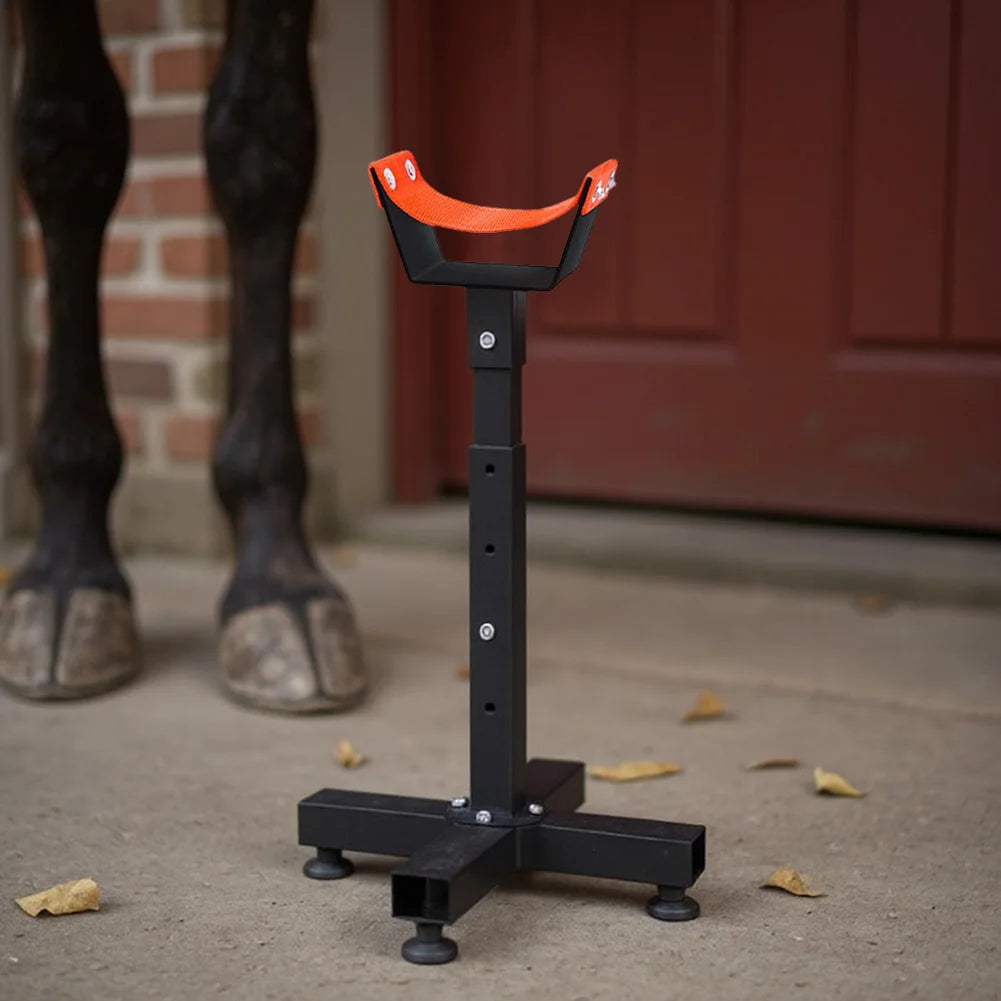 Soporte Ajustable para Herrador de Caballos | Instrumento Veterinario | Casco 🐎
