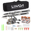 2-Pack Telescopic Fishing Rod & Reel Combo | Carbon Fiber | Full Accessories Set