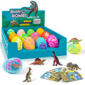 Bath Bombs for Kids with Surprise Toys Inside, 12 Pack Dinosaur Bath Bombs Gift Set
