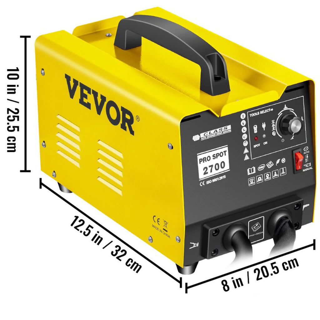 VEVOR Spot Welder Spotter 3500A Spot Welding Repair Machine GYSpot 2700 Dent Repair Machine Vehicle Panel Spot Puller