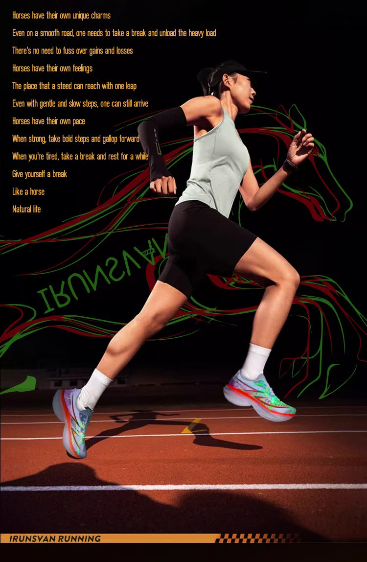 IRUNSVAN Platinum Tenis Placa Carbono | Maratón y Entrenamiento | Hombre y Mujer | Ed. Limitada Año del Caballo