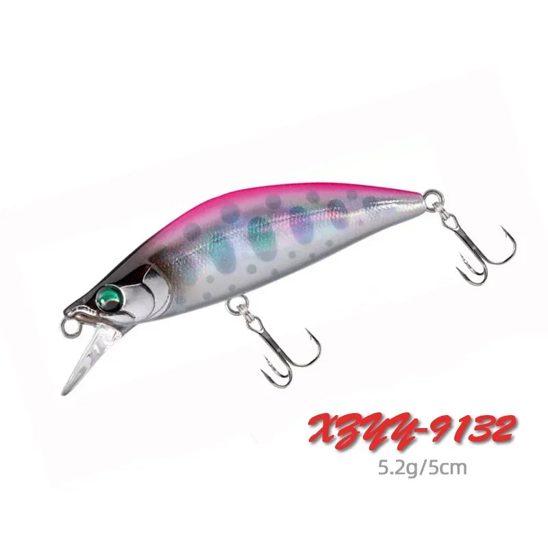 Minnow Hundimiento Diseño Japonés | 50mm 5.2g | Wobbling | Bass, Perca, Lucio y Trucha | Arroyo y Lago - Firu Total Sales