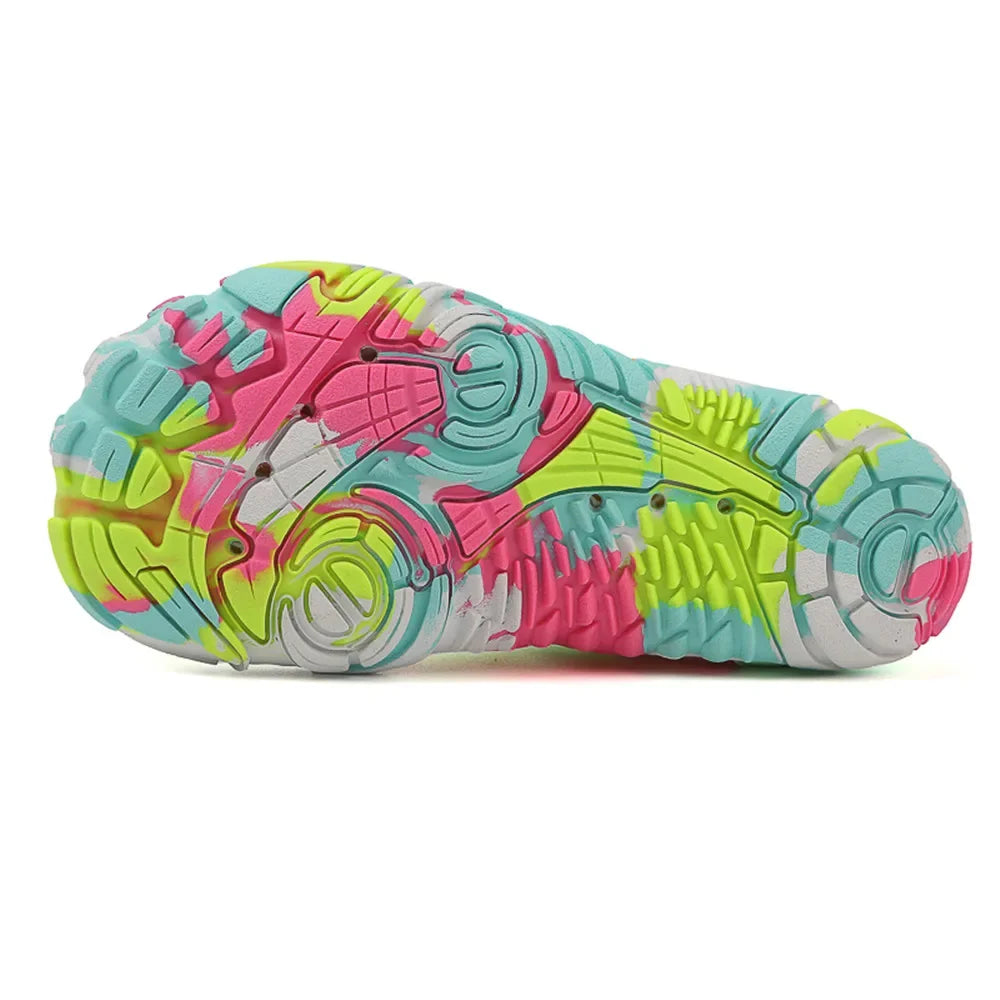 Water Shoes Kids Summer Beach Five Fingers Barefoot Swimming Aqua Shoes Colorful Seaside River Slippers Children Sneakers New