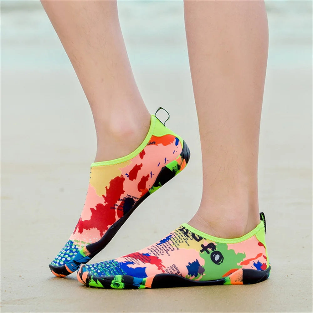 Quick-Drying Summer Water Shoes Unisex Seaside Beach Sock Barefoot Sneakers Men Swimming Upstream Sports Diving Aqua Shoes Women