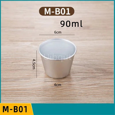 Set 5/10pcs Moldes Mini Acanalados de Aluminio para Pudding y Mousse 🍰