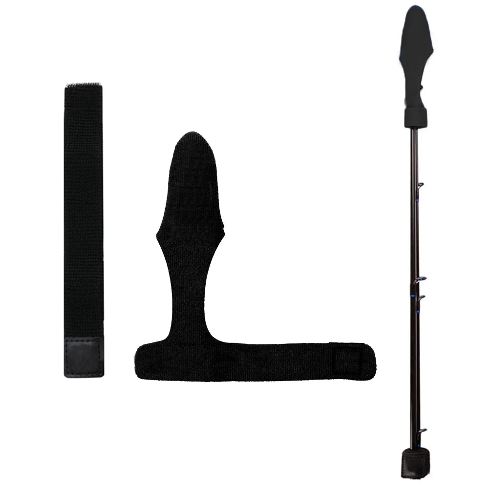 5/10Set 2Pcs/Set Fishing Rod Pole Protector Case Cover Sleeve Fishing Rod Fastener Belts Rubber FIsh Pole Fastening Belt Strap